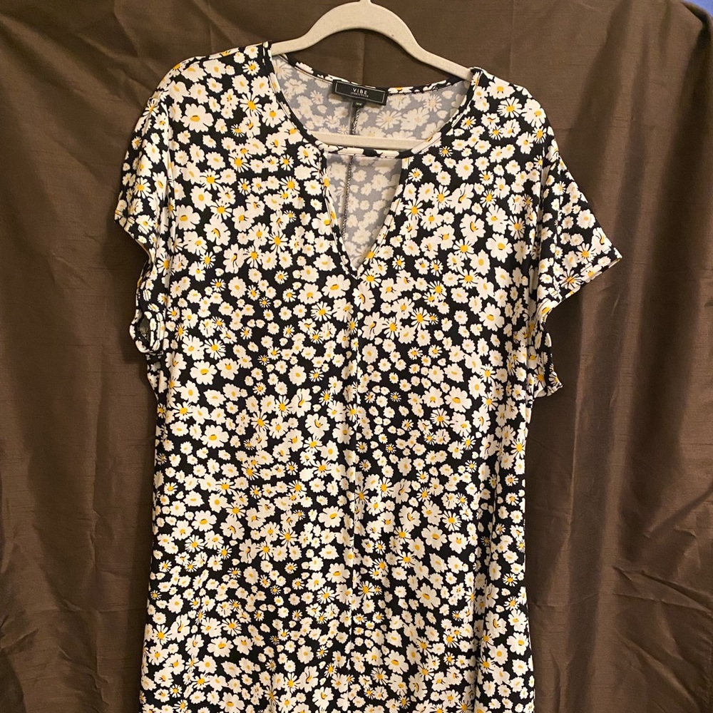Plus Size Daisy Comfortable MIDI Dress